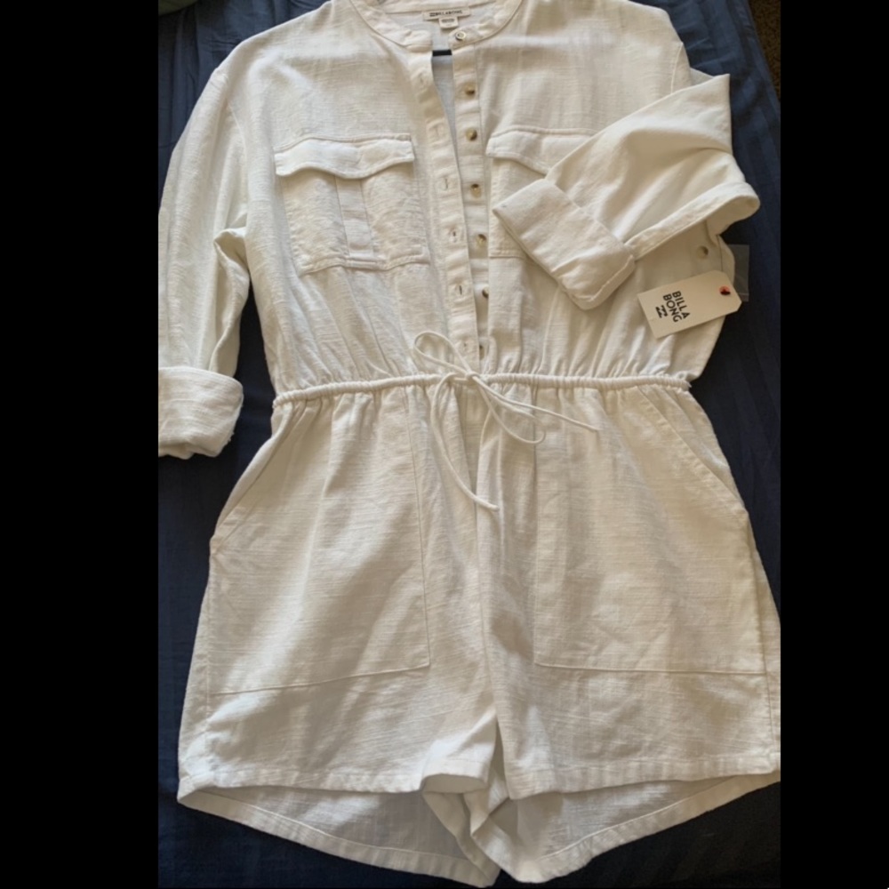 White Billabong Romper